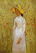 Vincent Van Gogh Girl in White painting